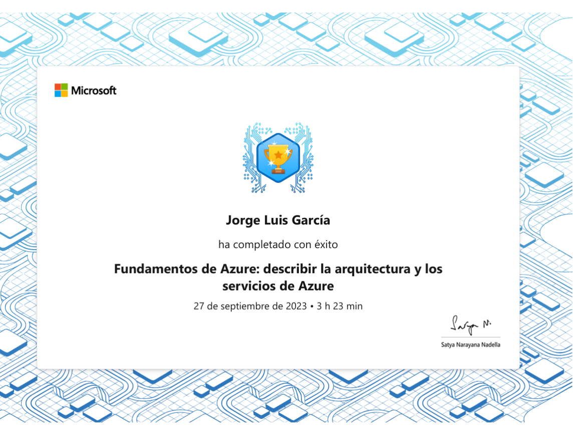 Certificado: Científico de Datos