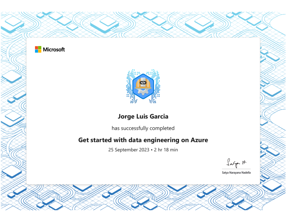 Certificado: Científico de Datos