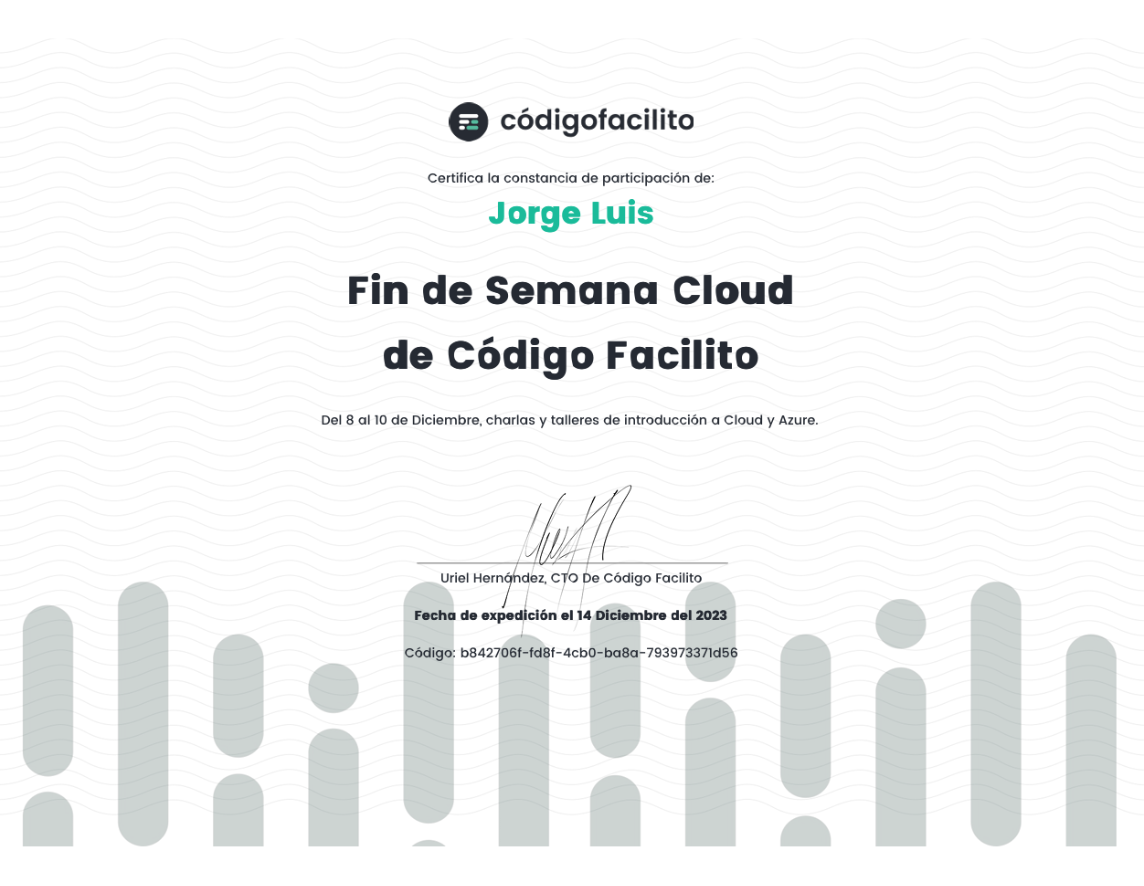 Certificado: Científico de Datos