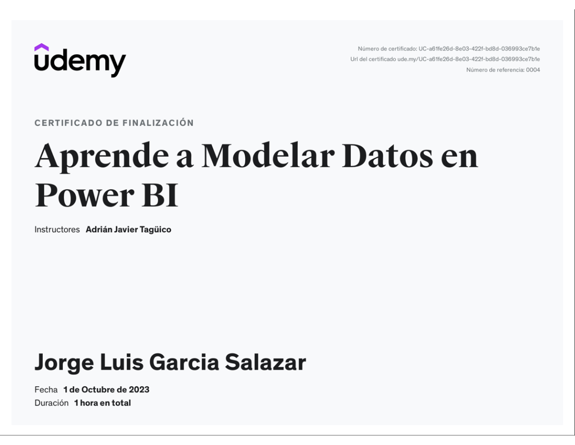 Certificado: Científico de Datos